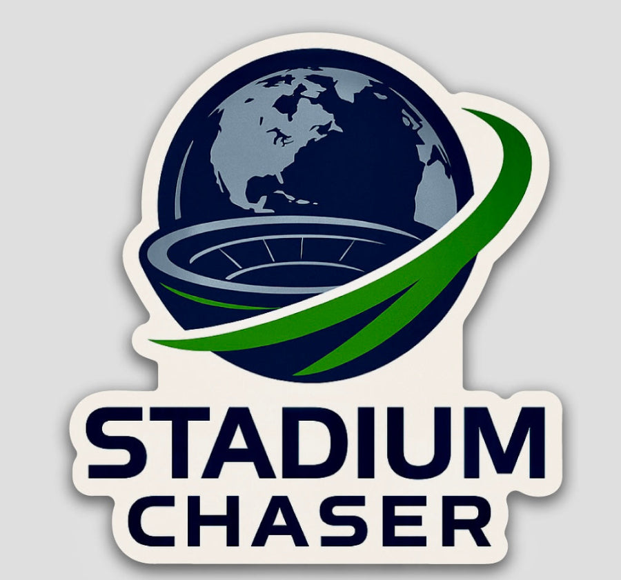 Stadium Chaser Sticker 1.85" X 2"