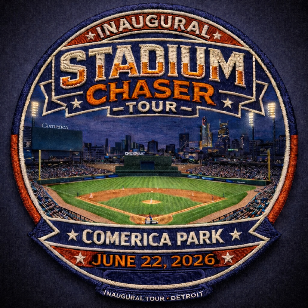 Stadium Chaser Tour Event Patch- Detroit Tigers
